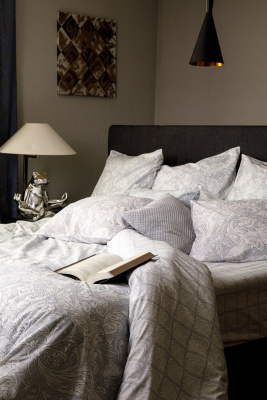 КПБ Вензель поплин 1.5 сп (пододеяльник на молнии)