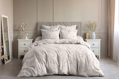 Пододеяльник Верба поплин белый